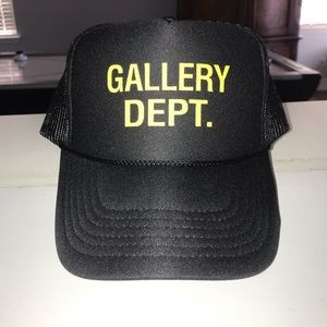 Gallery Dept. Black Trucker Hat